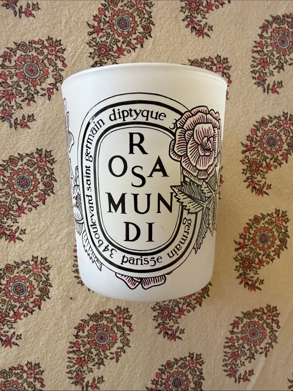 Diptyque RARE Rosamundi Limited Edition Rose Candle